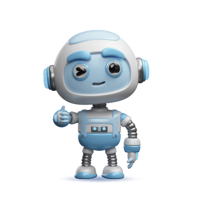 Genie robot giving a thumbs up